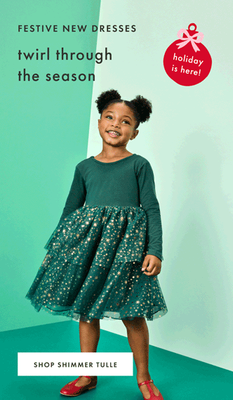 Shop shimmer tulle dress