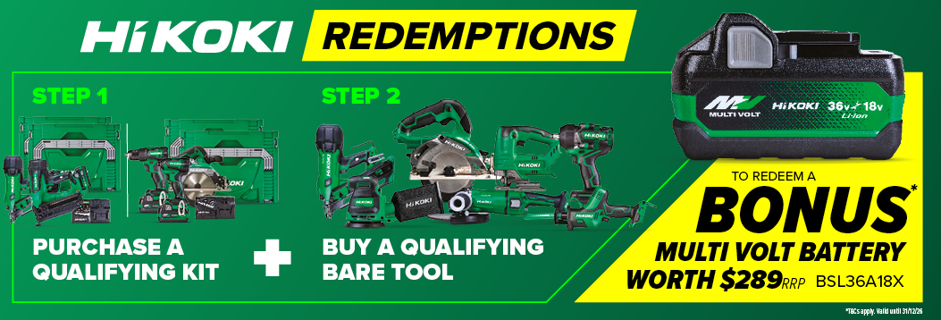 HiKOKI redemption offers